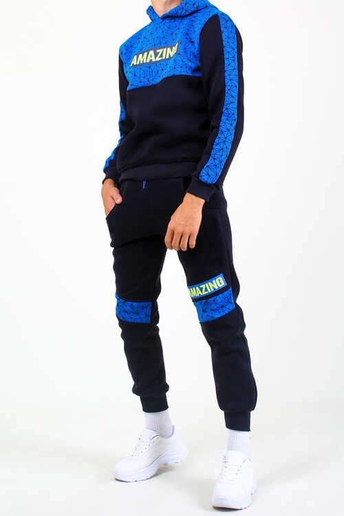 Erkek Çocuk Amazing Baskılı Takım 4-10 Yaş 14040