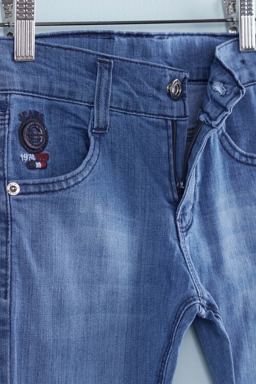 Erkek Çocuk  Armalı Jean Pantolon 2-12 Yaş  13880