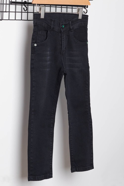 Erkek Çocuk Cebi Detaylı Jean Pantolon 7-12 Yaş 13909
