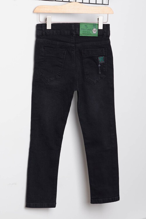 Erkek Çocuk Cebi Detaylı Jean Pantolon 7-12 Yaş 13909