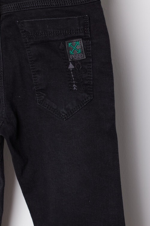 Erkek Çocuk Cebi Detaylı Jean Pantolon 7-12 Yaş 13909