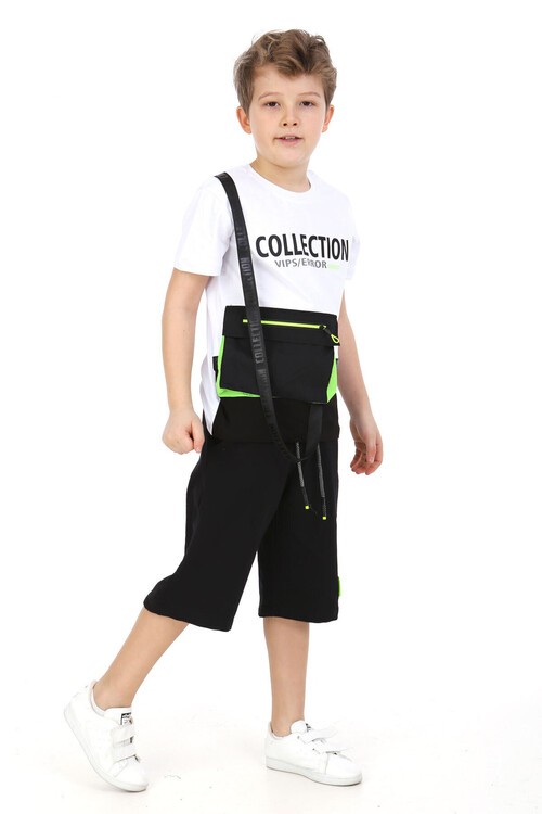 Erkek Çocuk Cepli Şortlu Takım 5-9 Yaş 14098