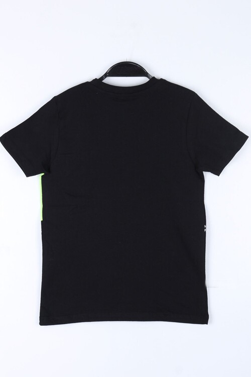 Erkek Çocuk Fermuar Cep Detaylı 8-11 Yaş Tshirt 14073