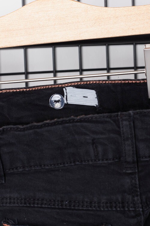 Erkek Çocuk Fermuar Detaylı Jean Pantolon 2-12 Yaş 13910