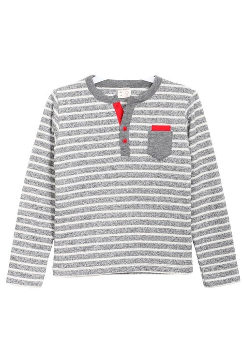 Erkek Çocuk Kahverengi Çizgili Takım 14144