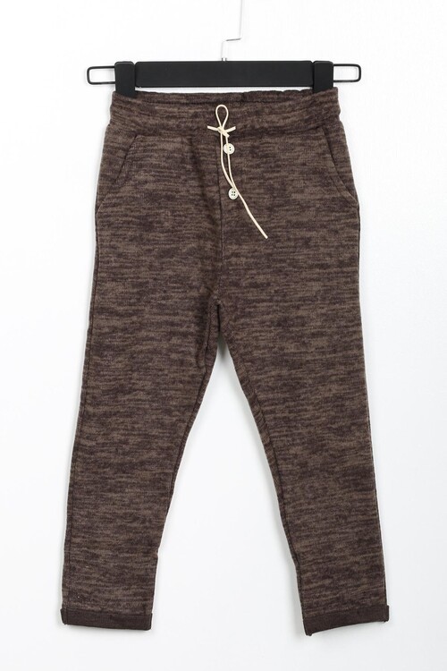 Erkek Çocuk Kahverengi Çizgili Takım 14144