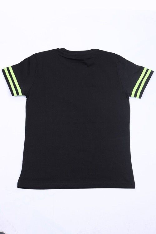 Erkek Çocuk Kolları Şeritli Tshirt 8-11 Yaş 14015