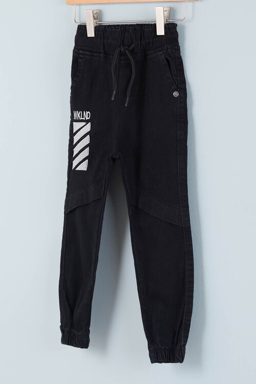 Erkek Çocuk Lastikli Jean Pantolon 0-4 Yaş 13908