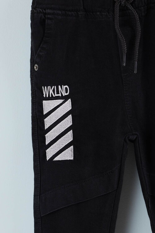 Erkek Çocuk Lastikli Jean Pantolon 0-4 Yaş 13908