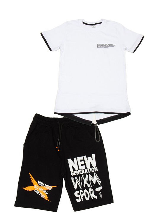 Erkek Çocuk New Generation Baskılı Şortlu Takım 14114