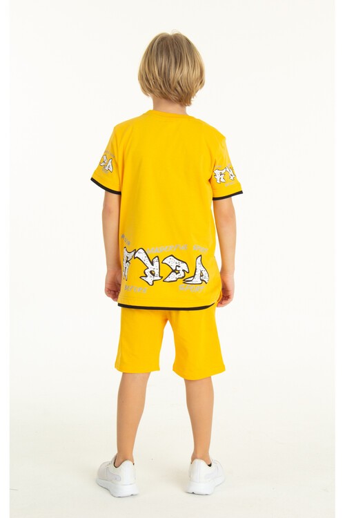 Erkek Çocuk Things Şortlu Takım 9-14 Yaş 14064