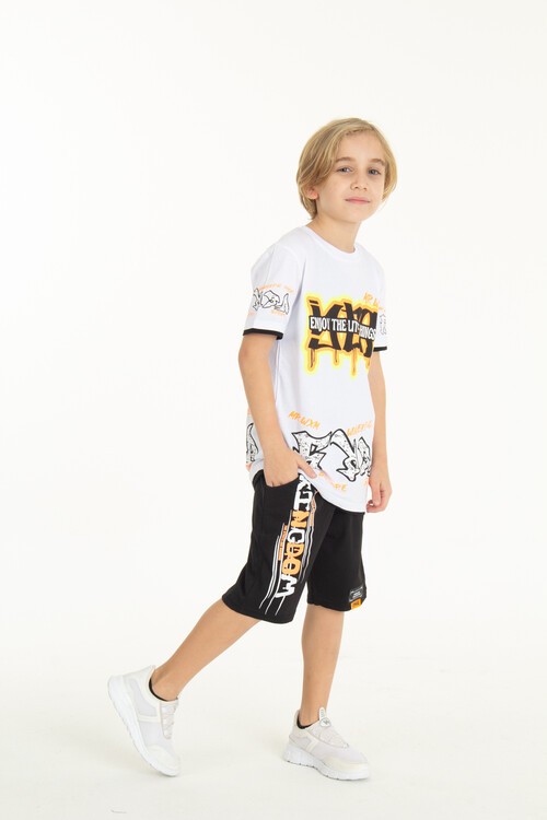 Erkek Çocuk Things Şortlu Takım 9-14 Yaş 14064