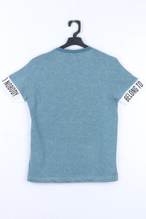 Erkek Fileli Tshirt 9-14 Yaş 14067