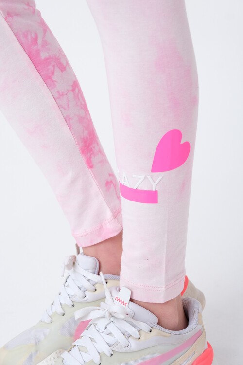 Kız Çocuk Batik Desenli Taytlı Takım 7-14 Yaş 13845