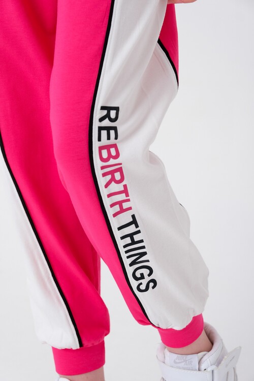 Kız Çocuk Bloklu Baskılı Yazlık Takım 7-14 Yaş 13864