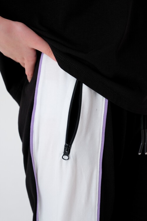 Kız Çocuk Bloklu Baskılı Yazlık Takım 7-14 Yaş 13864