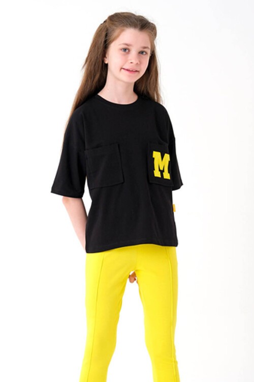 Kız Çocuk Çift Cepli Taytlı Takım 8-14 Yaş 13853