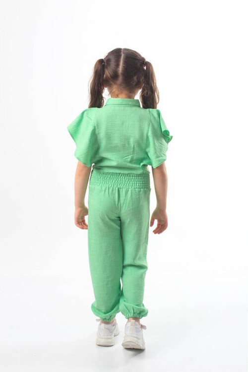 Kız Çocuk Fermuarlı Tulum 4-12 Yaş 13833