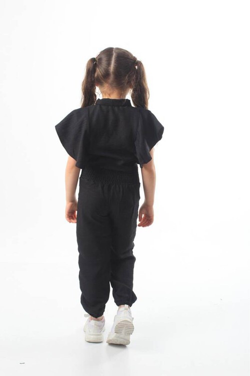 Kız Çocuk Fermuarlı Tulum 4-12 Yaş 13833