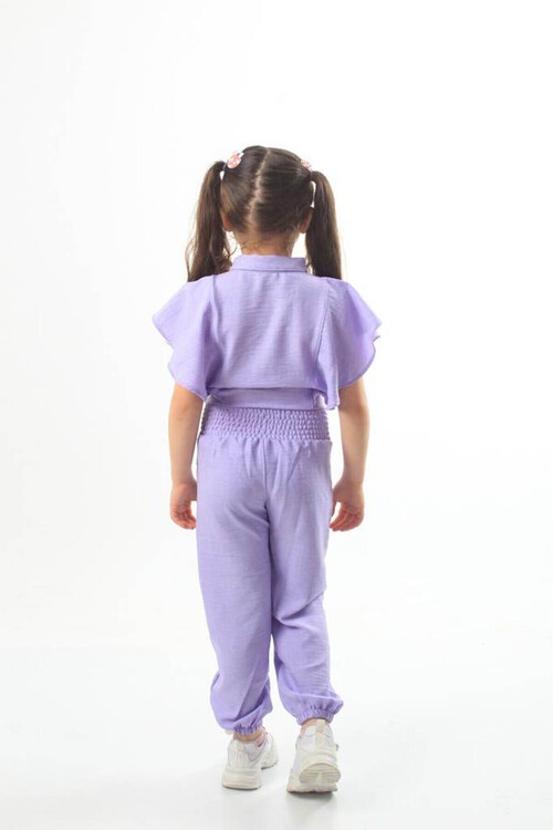 Kız Çocuk Fermuarlı Tulum 4-12 Yaş 13833