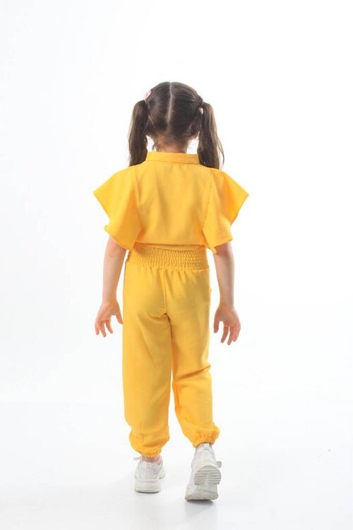 Kız Çocuk Fermuarlı Tulum 4-12 Yaş 13833