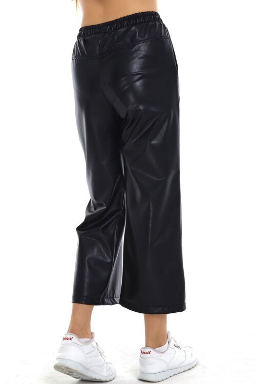 Kız Çocuk  İçi Pamuklu Deri Pantolon 10-15 Yaş  13985