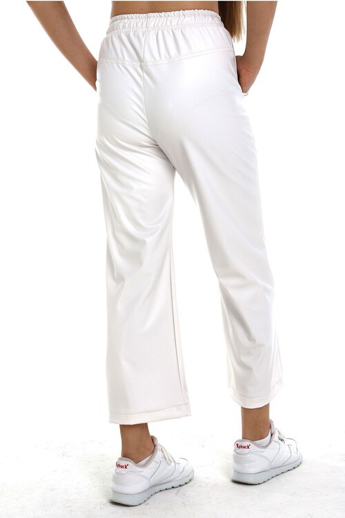 Kız Çocuk  İçi Pamuklu Deri Pantolon 10-15 Yaş  13985