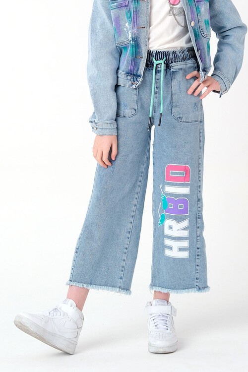 Kız Çocuk Jean Pantolon 8-14 Yaş 13973