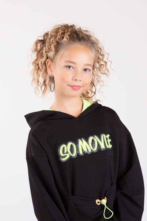 Kız Çocuk Kapşonlu Sweatshirt 10-15 Yaş 14099