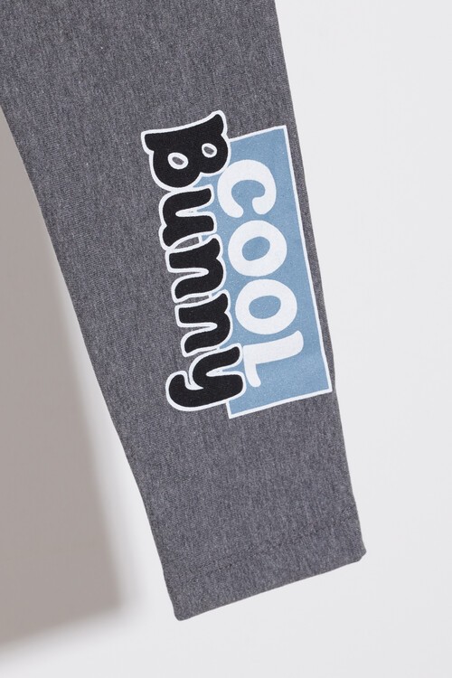 Kız Çocuk Tavşan Baskılı Tayt 1-8 Yaş 13647