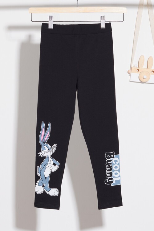 Kız Çocuk Tavşan Baskılı Tayt 1-8 Yaş 13647