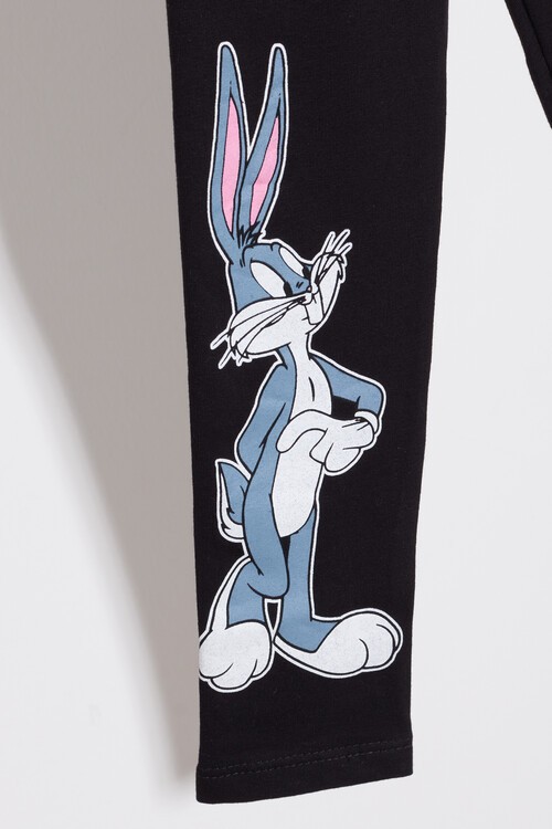 Kız Çocuk Tavşan Baskılı Tayt 1-8 Yaş 13647