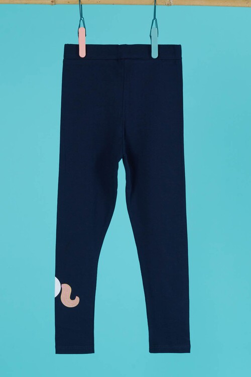 Kız Çocuk Unicorn Baskılı Tayt 4-8 Yaş 13951