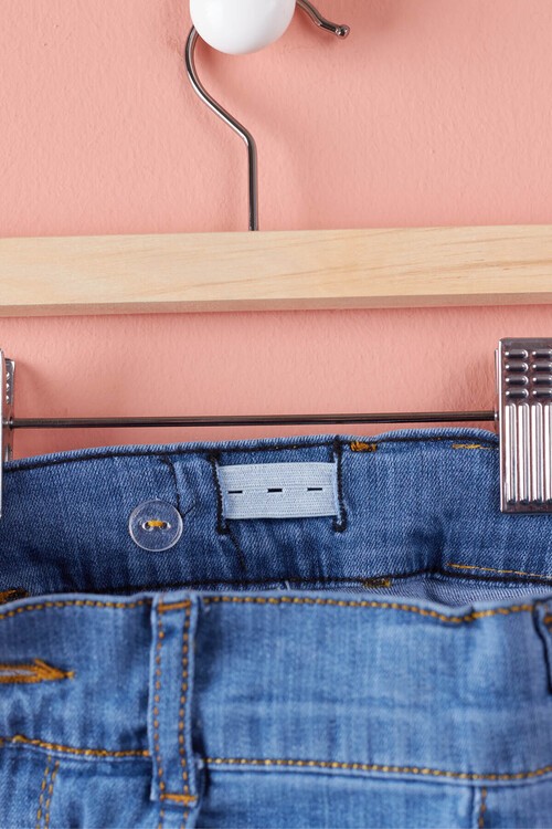 Kız Çocuk Yıpratmalı Jean Pantolon 2-12 Yaş 13921