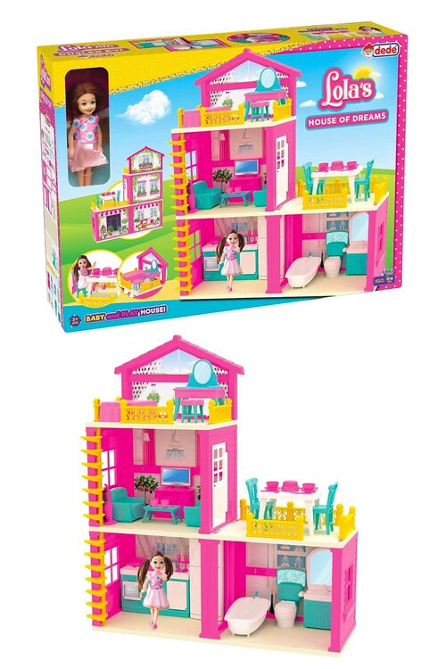 Lolanın 3 Katlı Hayal Evi Oyuncak Seti 14189