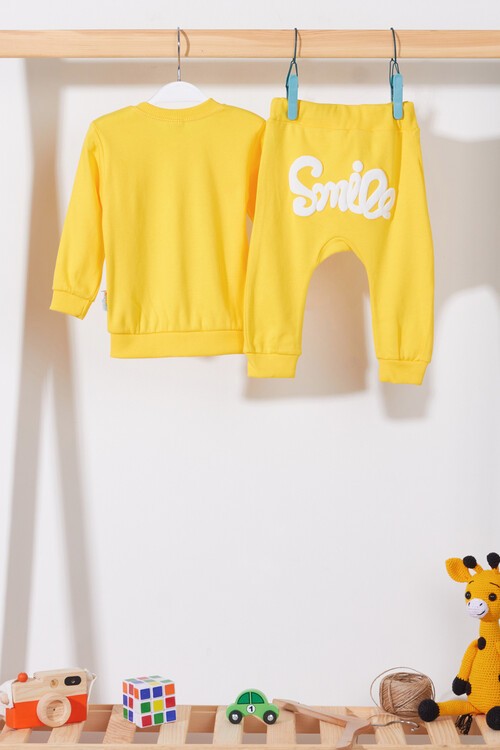 Smile Kabartmalı Bebek Takım 0-9 Ay 14349