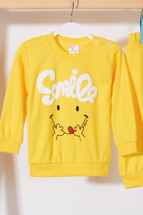 Smile Kabartmalı Bebek Takım 0-9 Ay 14349