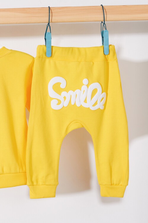 Smile Kabartmalı Bebek Takım 0-9 Ay 14349