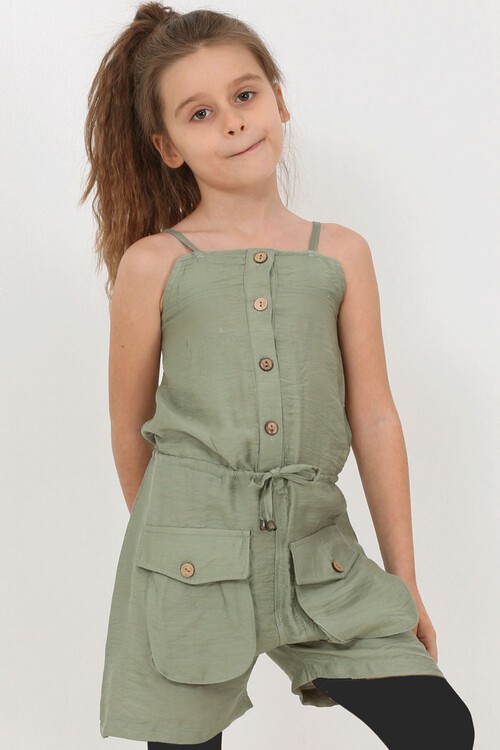 Askılı Tulum Kız Çocuk  14526