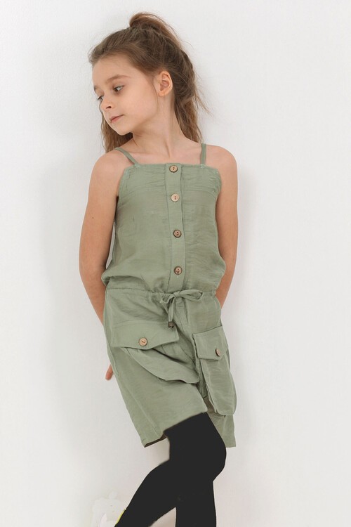 Askılı Tulum Kız Çocuk  14526