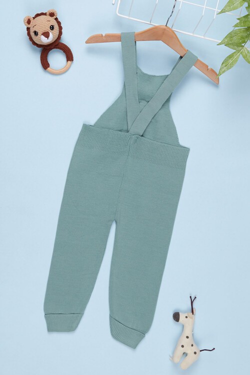 Ayıcıklı Askılı Çocuk Salopet Tulum 1-5 Yaş 14502