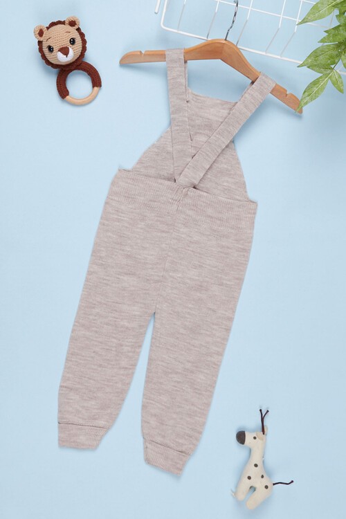 Ayıcıklı Askılı Çocuk Salopet Tulum 1-5 Yaş 14502