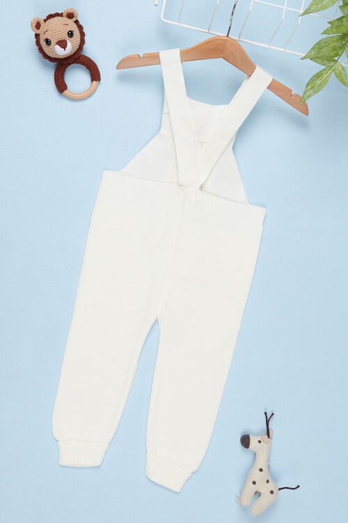 Ayıcıklı Askılı Çocuk Salopet Tulum 1-5 Yaş 14502