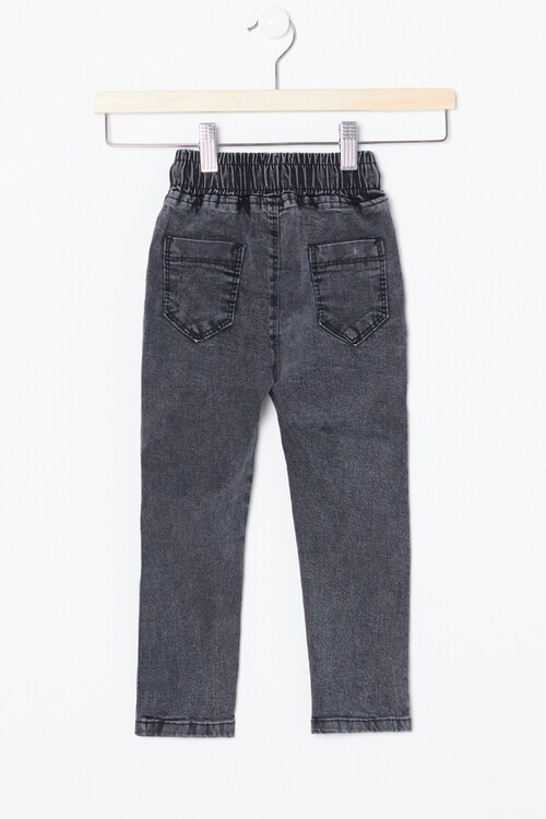 Beli Lastikli Kargo Cepli Çocuk Jean Pantolon 14470