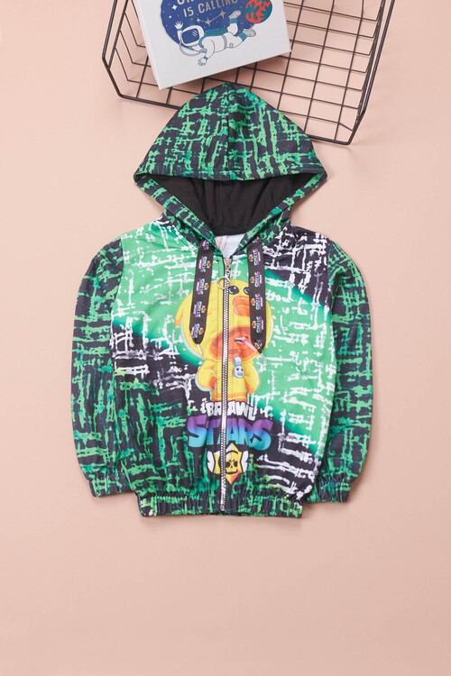 Brawl Stars Çocuk Kapşonlu Hırka 14525