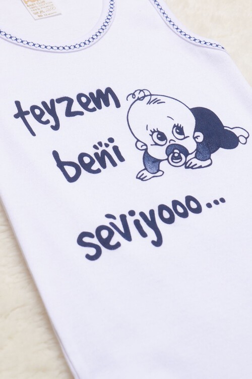 Çıtçıtlı Askılı Bebek Badi (Teyzem Beni Seviyor) 14497