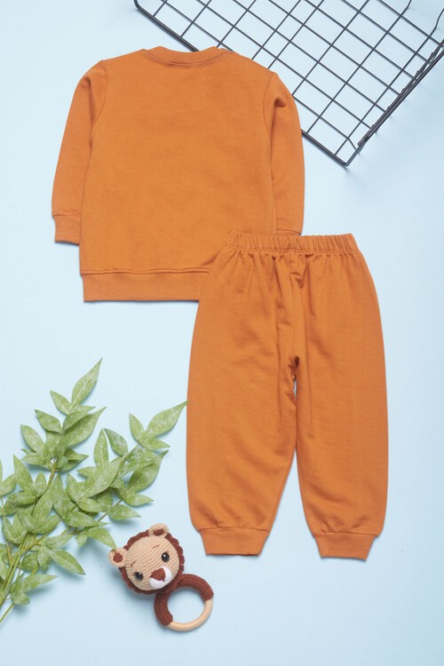 Erkek Bebek Kirpi Baskılı Eşofman Takımı 14551