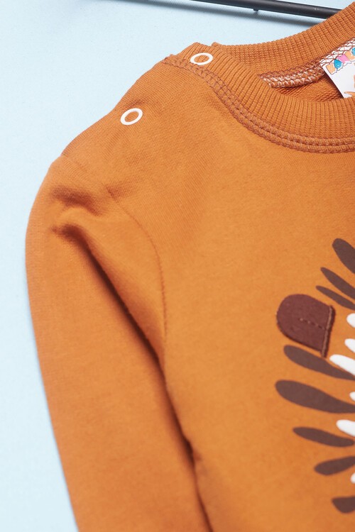 Erkek Bebek Kirpi Baskılı Eşofman Takımı 14551