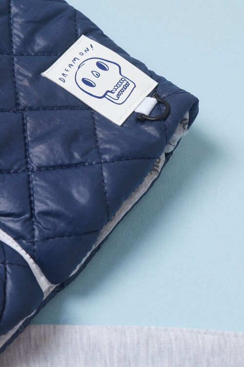 Erkek Bebek Kuru Kafa Baskılı Yelekli 3lü Eşofman Takımı 14578