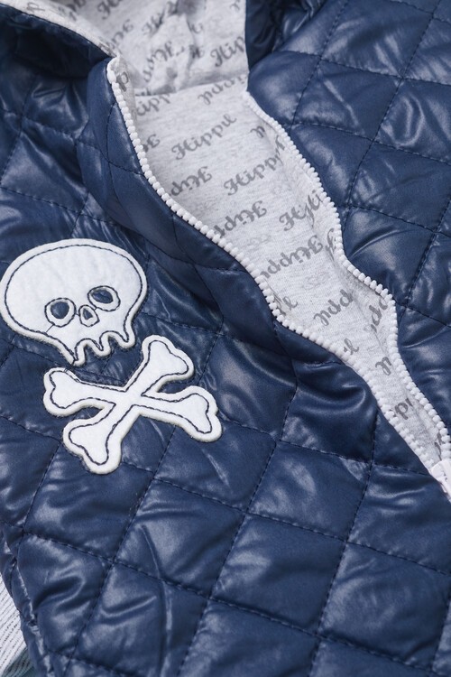 Erkek Bebek Kuru Kafa Baskılı Yelekli 3lü Eşofman Takımı 14578